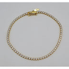 Bracelet Rivière Or Jaune - Serti de Pierres – or 18 carats | Tariki