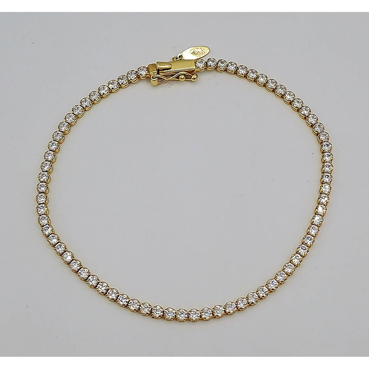 Bracelet Rivière Or Jaune - Serti de Pierres – or 18 carats | Tariki