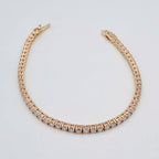 Bracelet Rivière Or Rose - Serti de Pierres – or 18 carats | Tariki