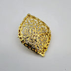 Broche Beldi Losange Ajourée et Ciselée Or Jaune – or 18 carats | Tariki