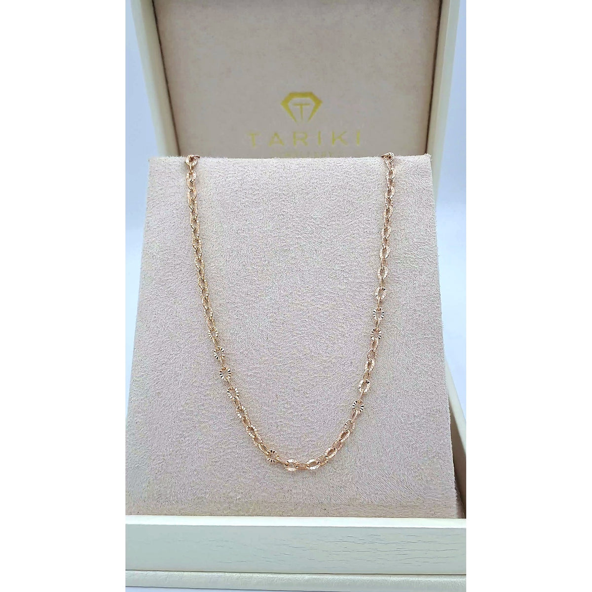 Chaîne Maille Forçat Or Rose – or 18 carats | Tariki