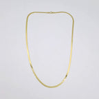 Chaîne Maille Serpent Plate Or Jaune – or 18 carats | Tariki