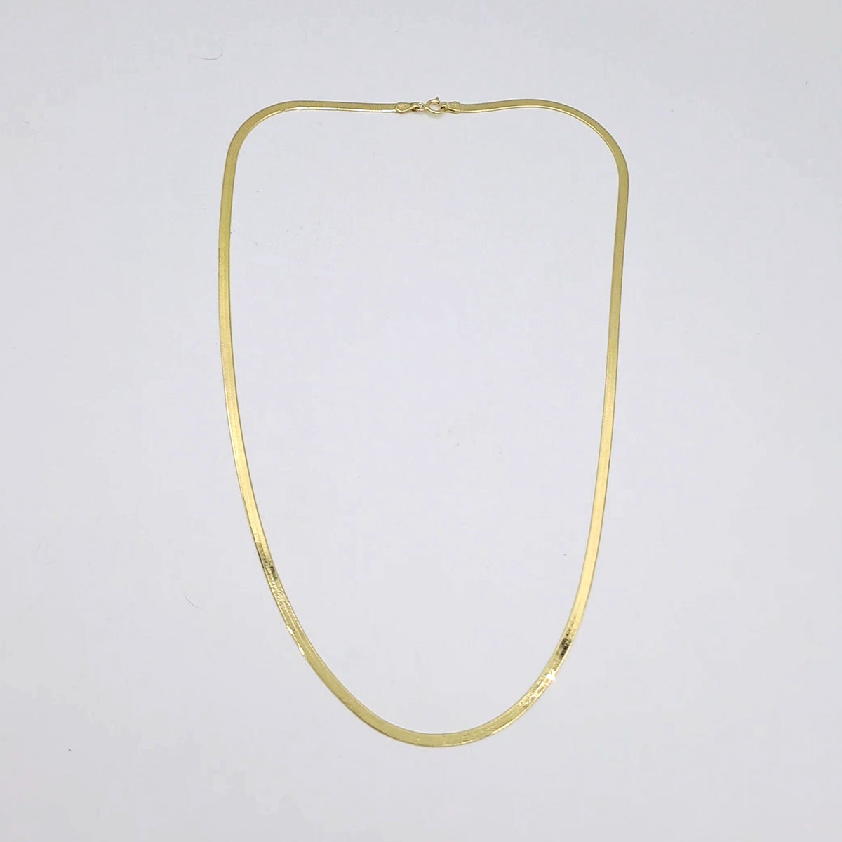 Chaîne Maille Serpent Plate Or Jaune – or 18 carats | Tariki