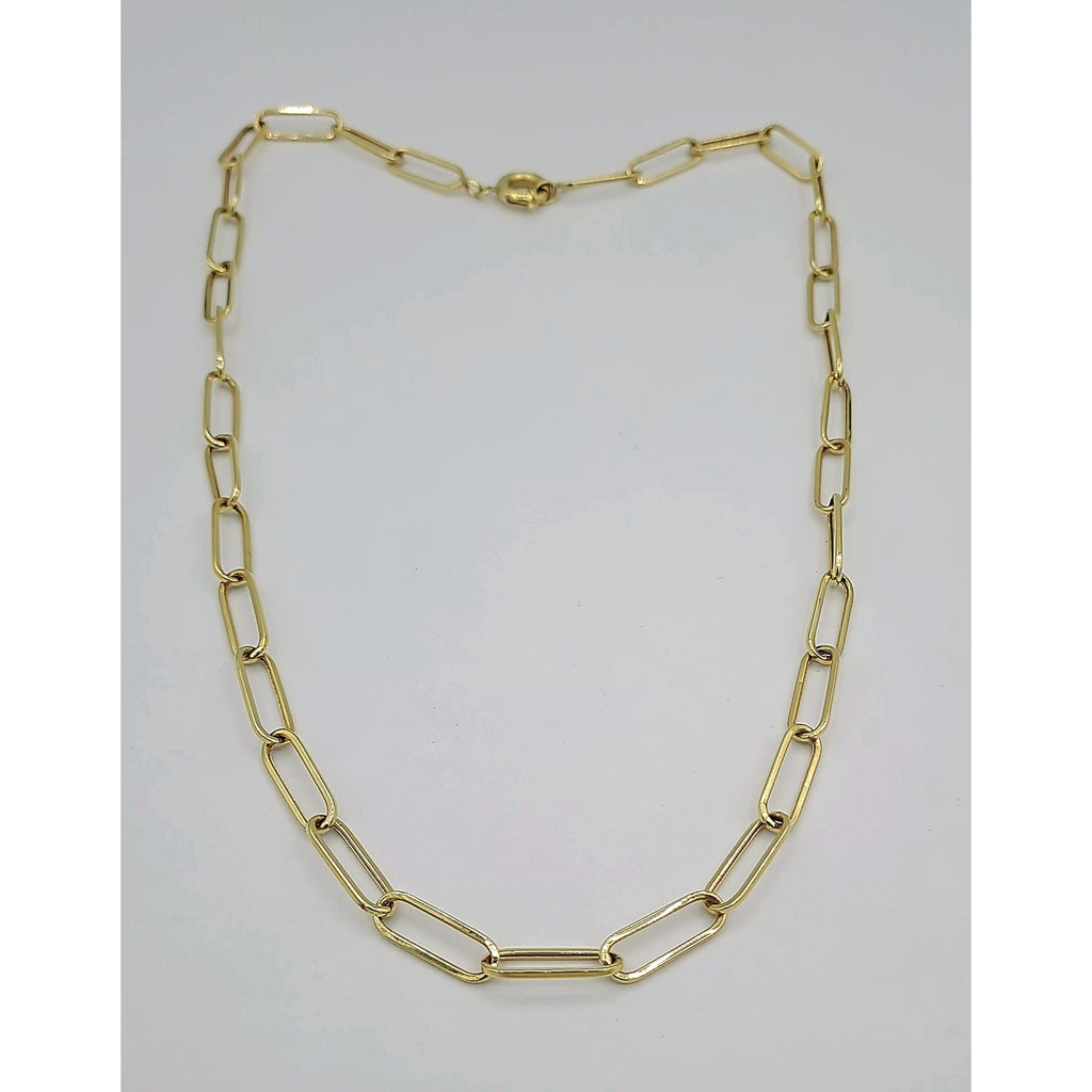 Chaîne Maille Trombone Or Jaune – or 18 carats | Tariki