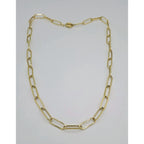 Chaîne Maille Trombone Or Jaune – or 18 carats | Tariki