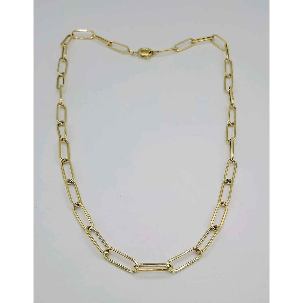 Chaîne Maille Trombone Or Jaune – or 18 carats | Tariki