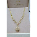 Collier Beldi Ajouré Or Jaune - Pendentif Goutte – or 18 carats | Tariki