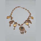 Collier Beldi Or Rose - Louis, Rosaces Serties et Pampilles – or 18 carats | Tariki