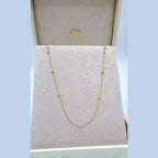 Collier Fin Or Jaune - À Petites Boules – or 18 carats | Tariki