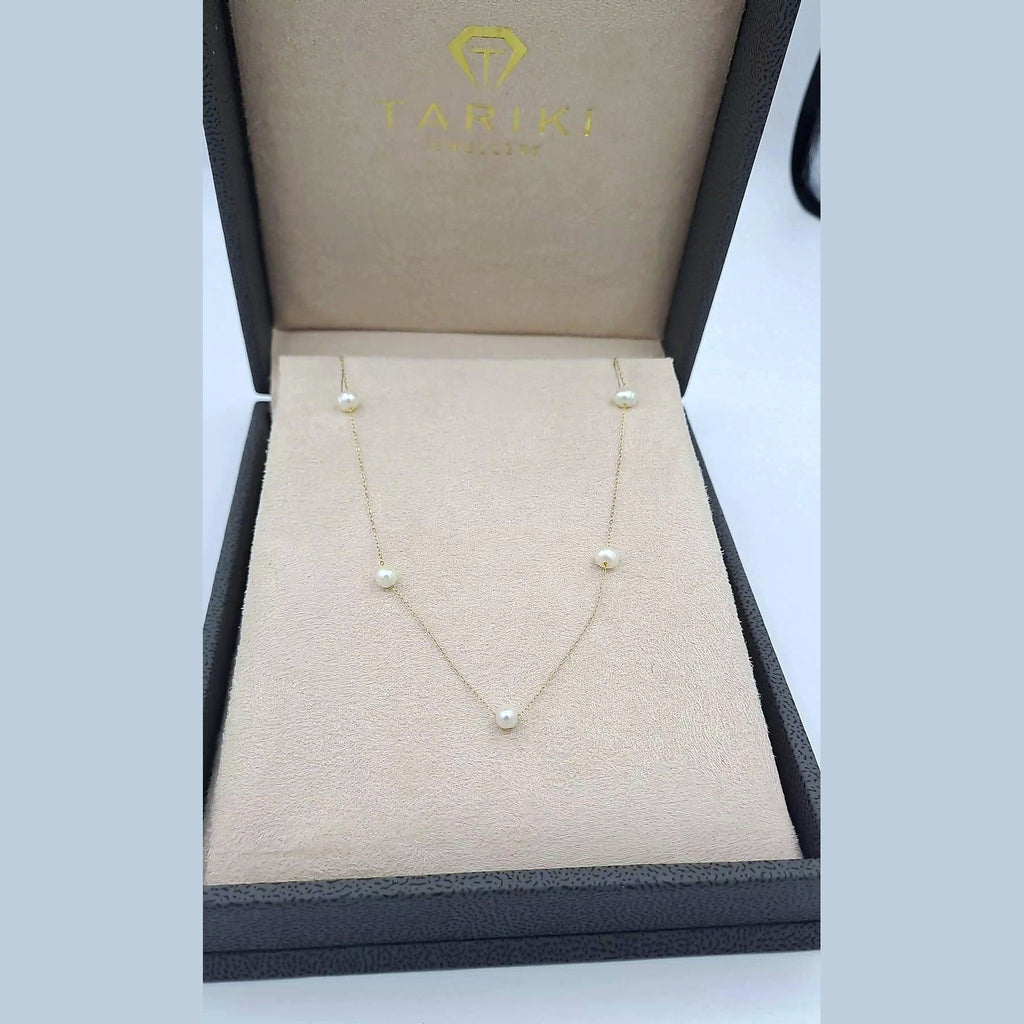 Collier Fin Or Jaune - Perles en Station – or 18 carats | Tariki
