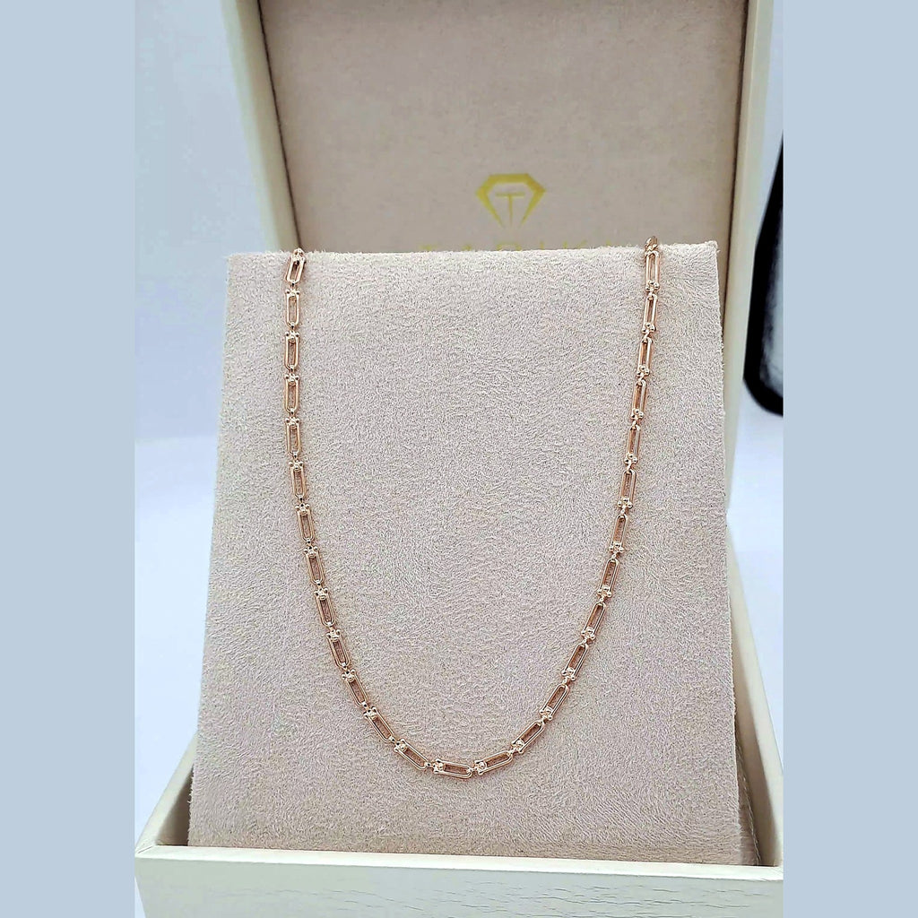 Collier Maille Trombone Or Rose – or 18 carats | Tariki