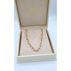 Collier Maillons Ovales Or Rose – or 18 carats | Tariki