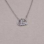Collier Or Blanc - Pendentif Fleur Sertie – or 18 carats | Tariki