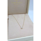 Collier Or Jaune - Pendentif Solitaire Serti – or 18 carats | Tariki