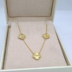 Collier Or Jaune - Trois Trèfles – or 18 carats | Tariki