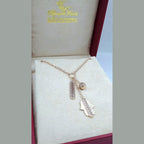 Collier Or Rose - Pendentifs Main de Fatma, Plaque Ajourée et Boule – or 18 carats | Tariki