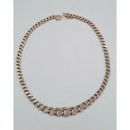Collier Ras du Cou Maille Cubaine Or Rose – or 18 carats | Tariki