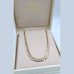 Collier Ras du Cou Maille Plate Or Rose – or 18 carats | Tariki