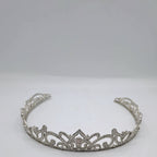 Couronne Diadème Or Blanc - Pavée de Pierres – or 18 carats | Tariki