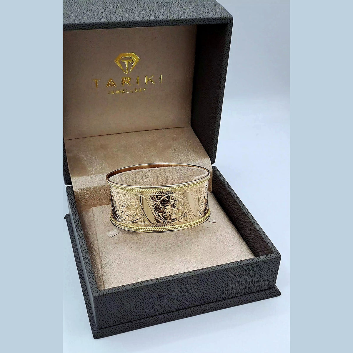 Demlij Beldi Ciselé Or Rose - Jonc Large – or 18 carats | Tariki
