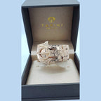Manchette Large Boucle de Ceinture Beldi Ciselée Or Rose – or 18 carats | Tariki