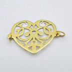 Pendentif Cœur Ajouré Or Jaune – or 18 carats | Tariki