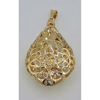 Pendentif Goutte Beldi Ajourée Or Jaune – or 18 carats | Tariki