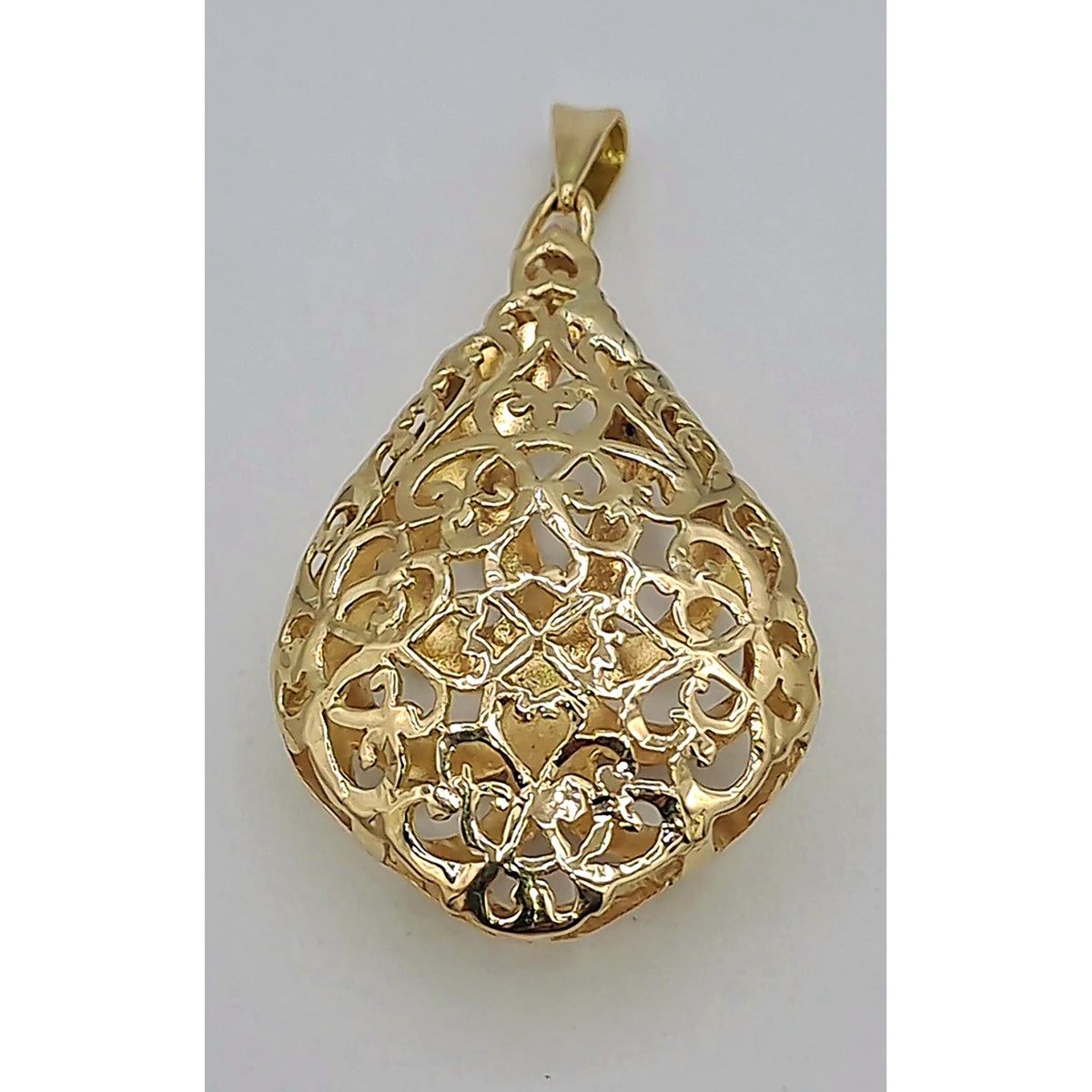 Pendentif Goutte Beldi Ajourée Or Jaune – or 18 carats | Tariki