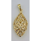Pendentif Goutte Beldi Ajourée Or Jaune – or 18 carats | Tariki