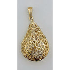 Pendentif Goutte Beldi Ajourée Or Jaune – or 18 carats | Tariki