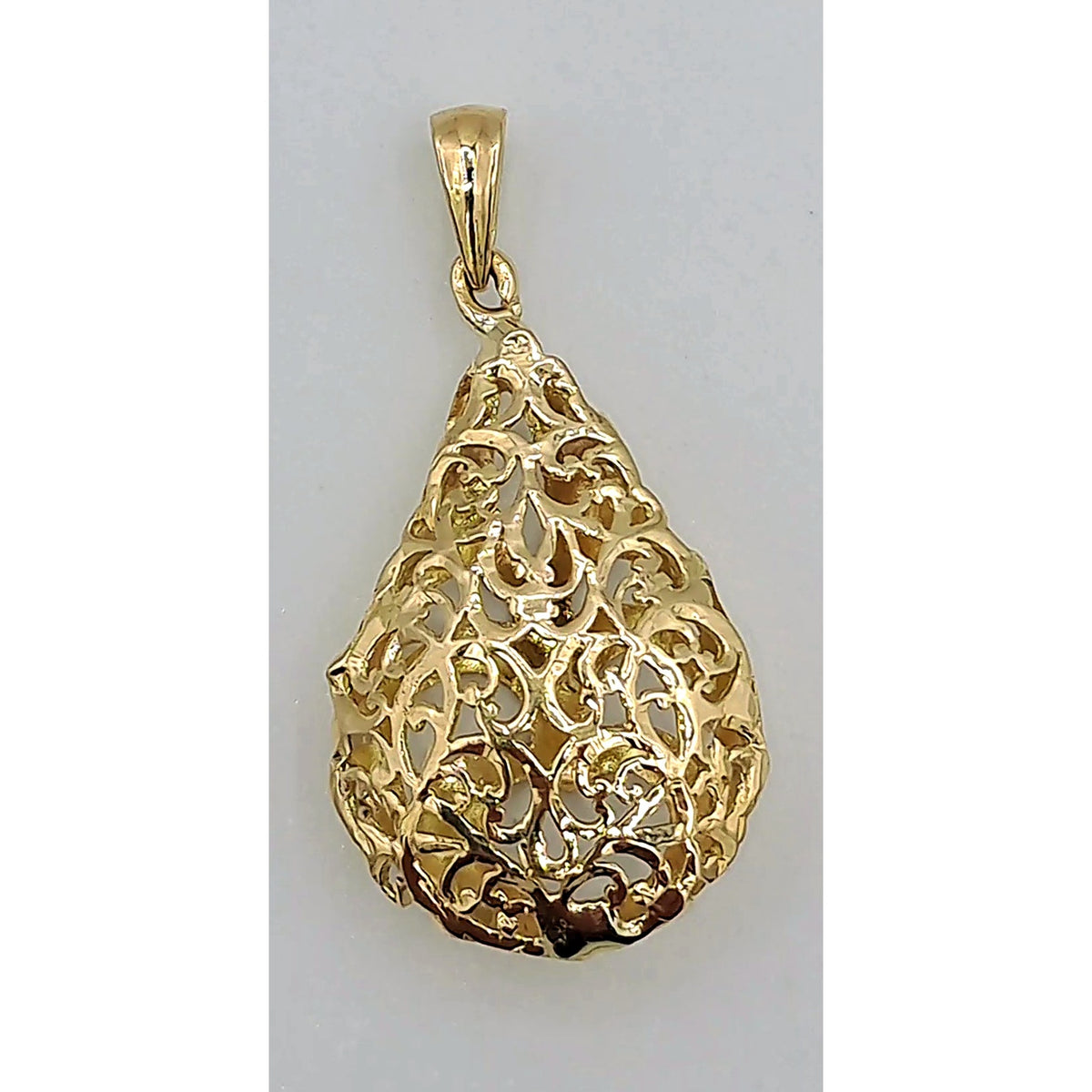 Pendentif Goutte Beldi Ajourée Or Jaune – or 18 carats | Tariki