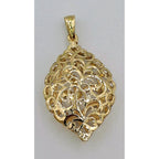 Pendentif Goutte Beldi Ajourée Or Jaune – or 18 carats | Tariki