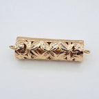 Pendentif Jouher Cylindrique Ciselé Or Rose – or 18 carats | Tariki