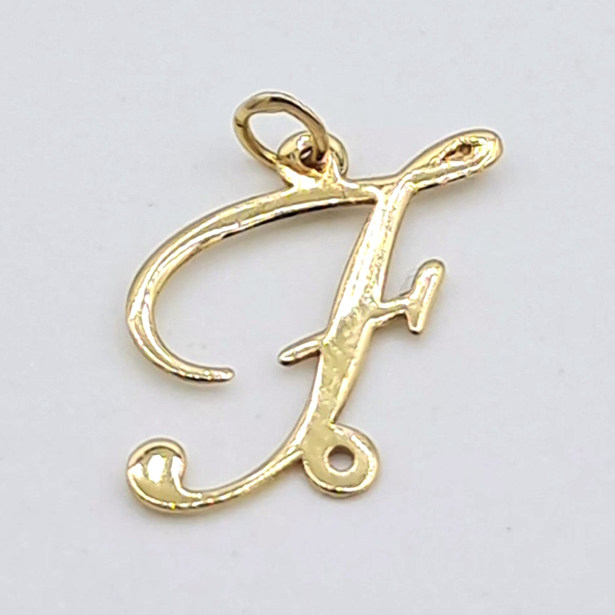 Pendentif Lettre F Or Jaune – or 18 carats | Tariki