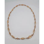 Sautoir Beldi Ciselé Or Rose - Maillons Ajourés – or 18 carats | Tariki