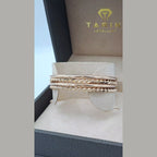 Sertla Quatre Demlij (joncs Ciselés) Or Rose – or 18 carats | Tariki
