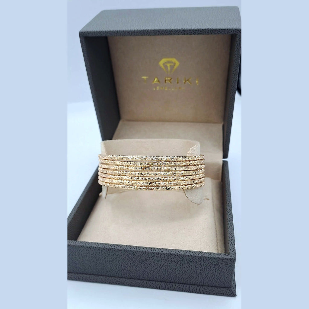 Sertla Sept Demlij (joncs Ciselés) Or Rose – or 18 carats | Tariki